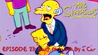 The Simpsons Countdown # 23 Bart Gets Hit By a Car and Did You Know About Gwyneth and Ben?