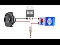 Audio amplifier with BC547 transistor|| how to make audio amplifier