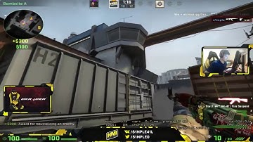 s1mple play fpl  vs scream !