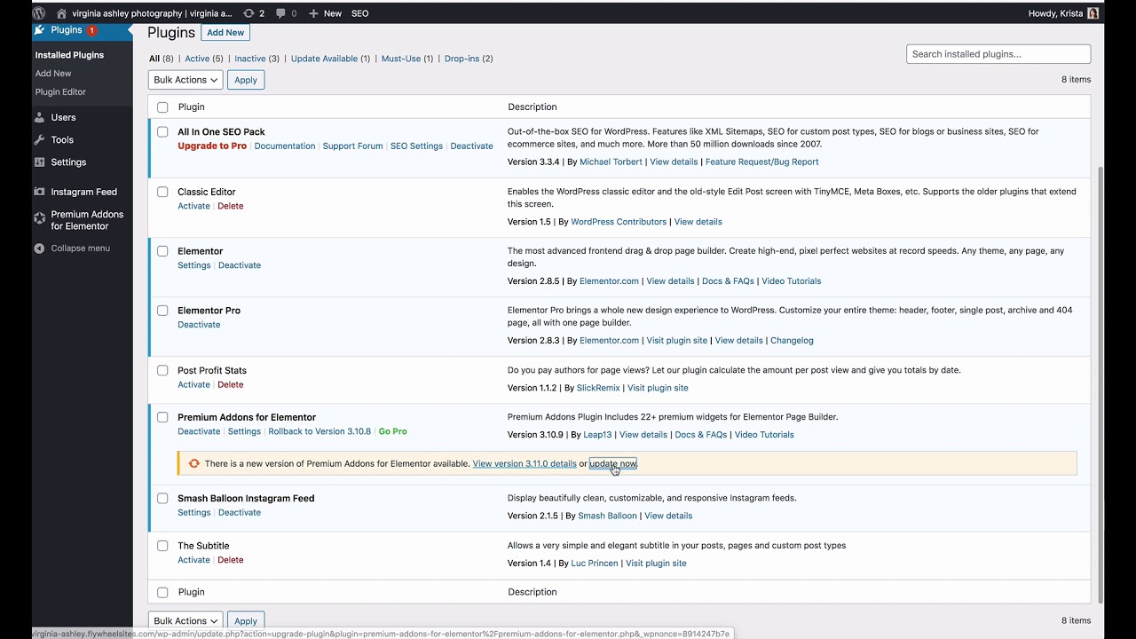 How to Update WordPress Plugins - YouTube