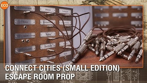 Connect cities (small edition) - escape room prop