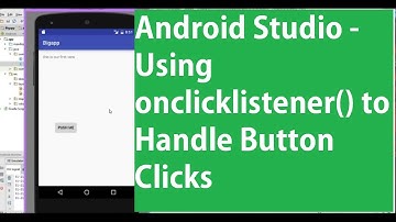 Android Studio - Using onClicklistener() Method for Button Click Explained in Urdu/Hindi