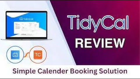 TidyCal Review, Demo + Tutorial I The simplest way to book and schedule meetings