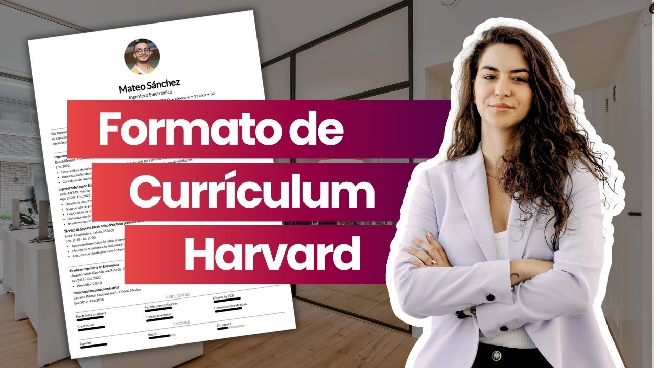 Formato de Currículum Harvard - Hacer un CV que funcione (Plantilla ATS)