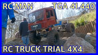 RC OFF-ROAD TRAIL TRUCK MAN TGA 4X4 at the RC Truck Trial German  Championship 2022 in Waldaschaff - YouTube
