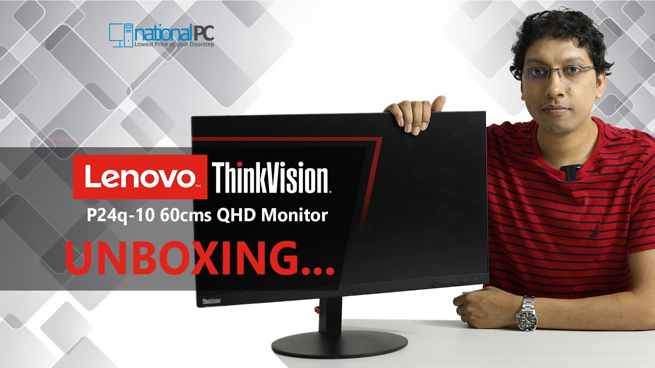 I Finally Bought A Monitor | Lenovo ThinkVision P24H-20 | USB Type