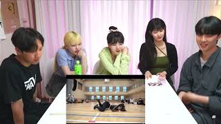 reaction for HyeRim choreography with HoJun, HyeRim, HaEun, Hazuki, GiHyun\\ live moment Resimi