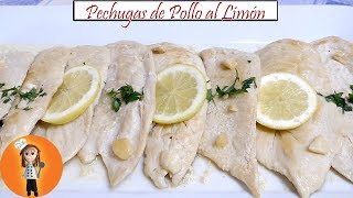 Filetes de Pechuga de Pollo al Limón | Receta de Cocina en Familia