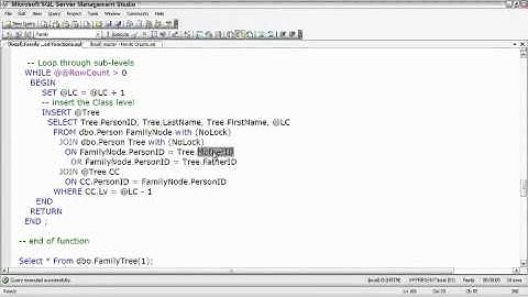 SQL Server  Navigating a Hierarchy
