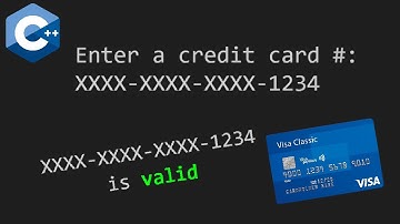 C++ credit card validator program for beginners 💳