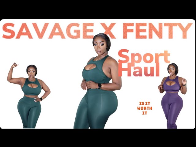 SAVAGE X FENTY SPORT TRY ON HAUL