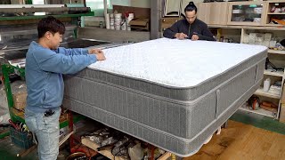 Luxury Mattress Bed Manufacturing Process. High Quality Bed Factory screenshot 3