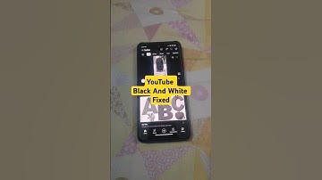 YouTube Black and white fixed, How to fix YouTube Black and white, YouTube Black and white issue