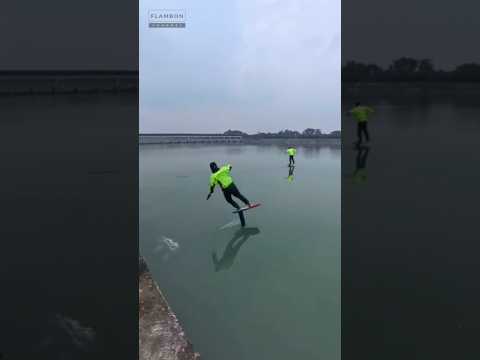 Cara meluncur di atas air #idea