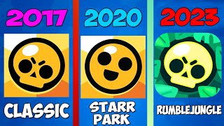 Brawl Stars   Logo Evolution OLD VS NEW