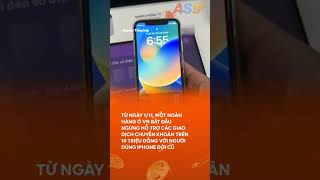 iPhone X ko hỗ trợ lên iOS 17 lun rồi ư ? 🥲 #iphone #ios #tpbank #chuyenkhoan #giaodich #ngunghotro