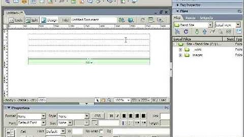 Dreamweaver Templates 1