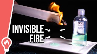 Hand Sanitizer Fires Are Invisible
