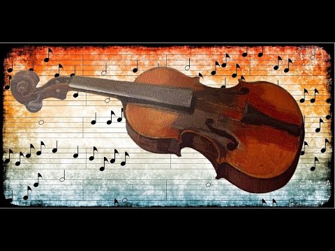 Paint violin in acrylics