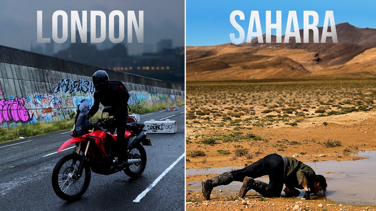 Riding from London to the Sahara | Motorcycle Adventures