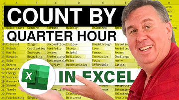 Excel - Calculate Call Center Phone Calls Per Quarter Hour - Excel - Episode 1434