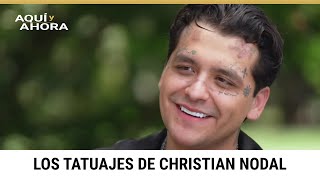 Los tatuajes de Christian Nodal: el cantante nos cuenta cuáles se quitará (y cuáles no)