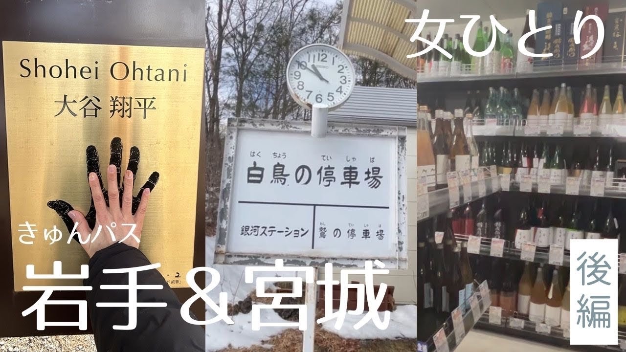 アラフィフ女ひとり旅/岩手県&宮城県/きゅんパスで花巻〜仙台
