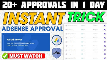 Get AdSense Approval in 1 Day with PHP Script 🔥 Fast 12-Hour AdSense Trick ✅ 2025 Method
