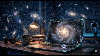 Spiral Galaxy in Terminal 💫 #python #coding #programming #space #galaxy #spiralgalaxy