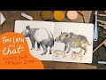 Sketchbook Review - Drawing from vintage French books with my Patreons!