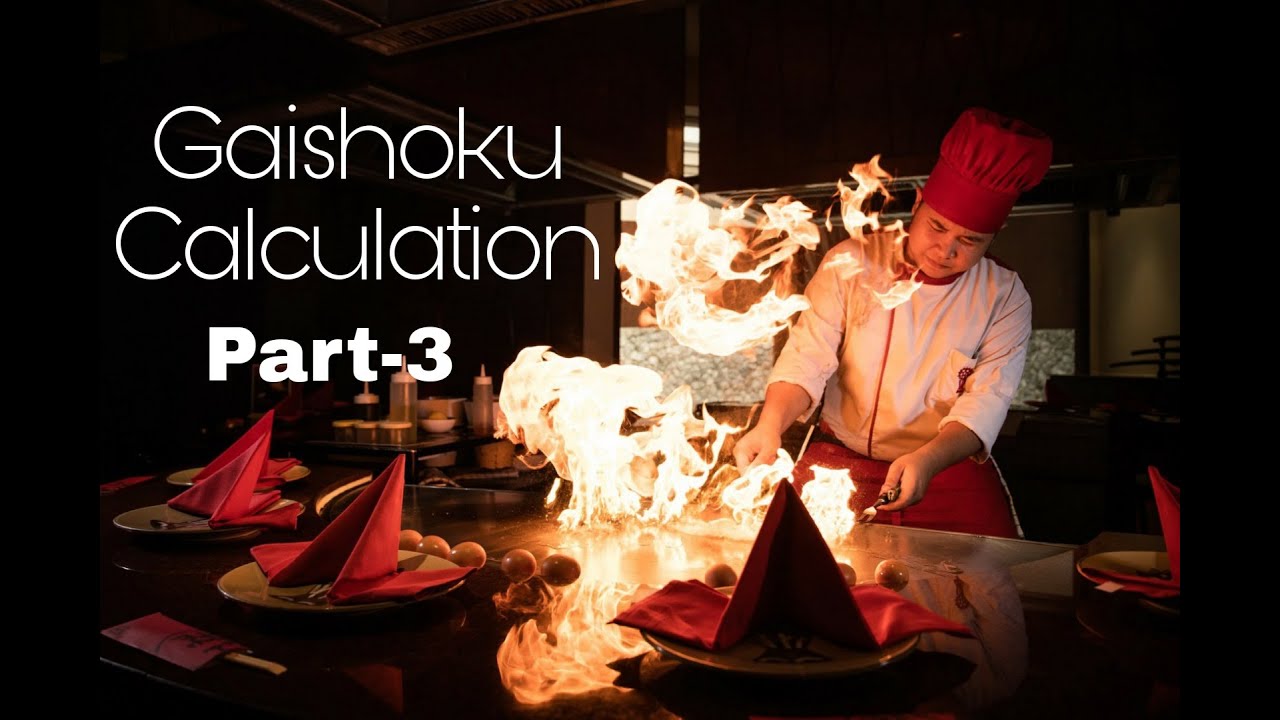 kanji မရသူများ ကြည့်သင့်တဲ့ Gaishoku(food service) တွက်စာ Part-3 (Version-1)