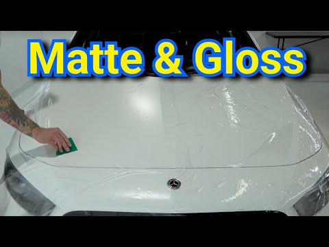 Matte & Gloss PPF Installation - See The Difference Between Them