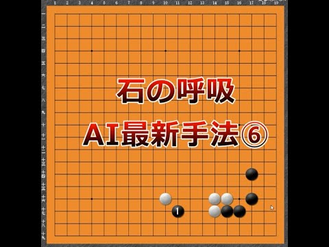 囲碁 石の呼吸 Ai最新手法 解説 Youtube