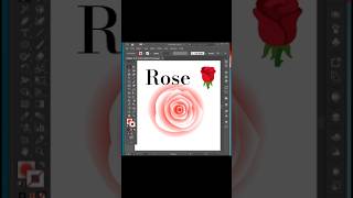 How to create Rose Flower in Illustrator#creative#tutorial #graphicdesign#illustrator#rose#shorts