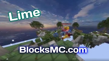 Lime Client | Cheating on BlocksMc.com | Config
