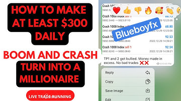 BOOM AND CRASH MADE EASY. WINNING STRATEGY WITH 99% ACCURACY FOR GROWING BIG AND SMALL ACCOUNTS