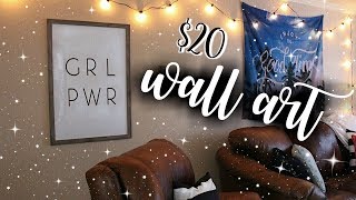 DIY PINTEREST STYLE POSTER ART || laura gregg