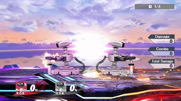 [SSB4] ROB fire gyro lag vs default gyro 1/4 speed