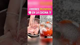 Errores Peligrosos en La Cocina. #CocinaInteligente #ErroresEnLaCocina #shortvideo