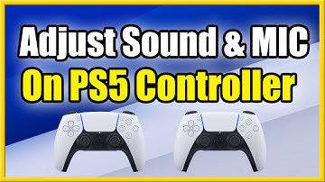 How to Adjust Speaker & Mic Volume Level on PS5 Controller (Sound Tutorial)