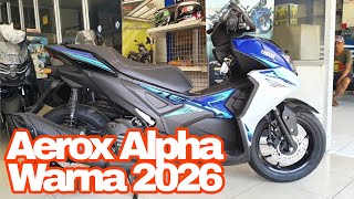 Aerox Alpha Blue 2026‼️The Standard Type Is So Cool