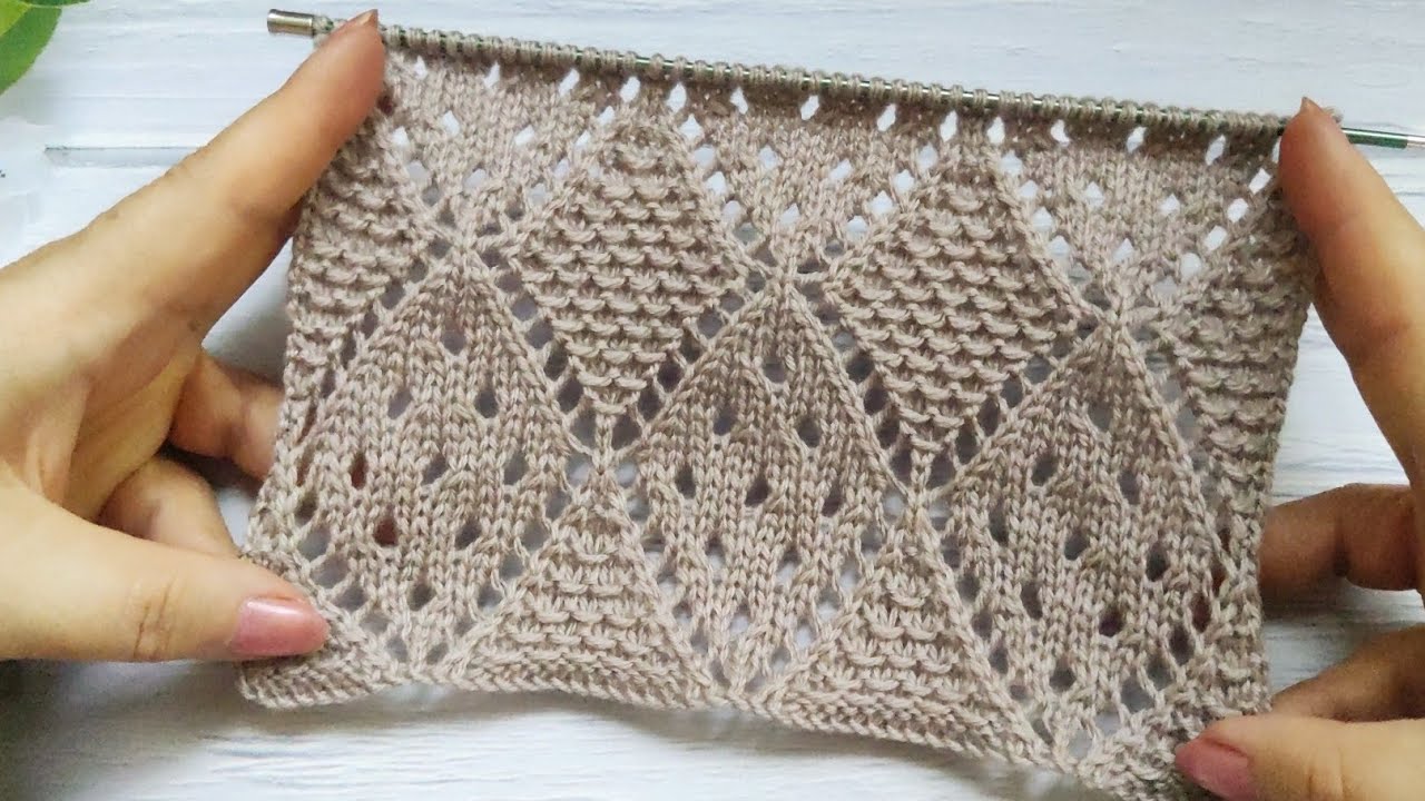 Fancy Diamond Stitch | Rautenmuster stricken | Punto Rombi Maglia | Point Losanges au Tricot