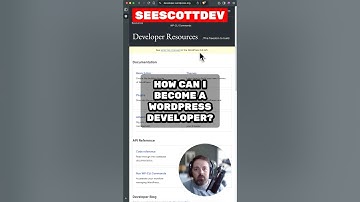 How can I become a WordPress Developer? #wordpressbeginners #makingmoneyonline