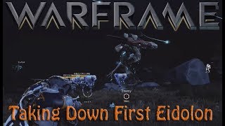 Warframe - First Eidolon Encounter (How To Take It Down)