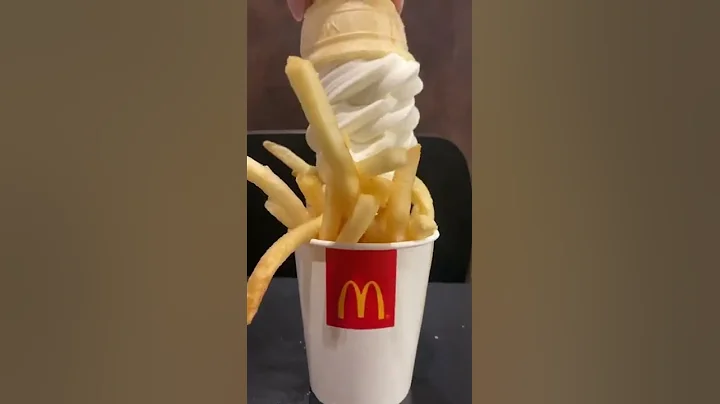 Mcdonals 🍟 Fries & 🍦Ice Cream | #shorts #mcdonalds #food #shortsfeed
