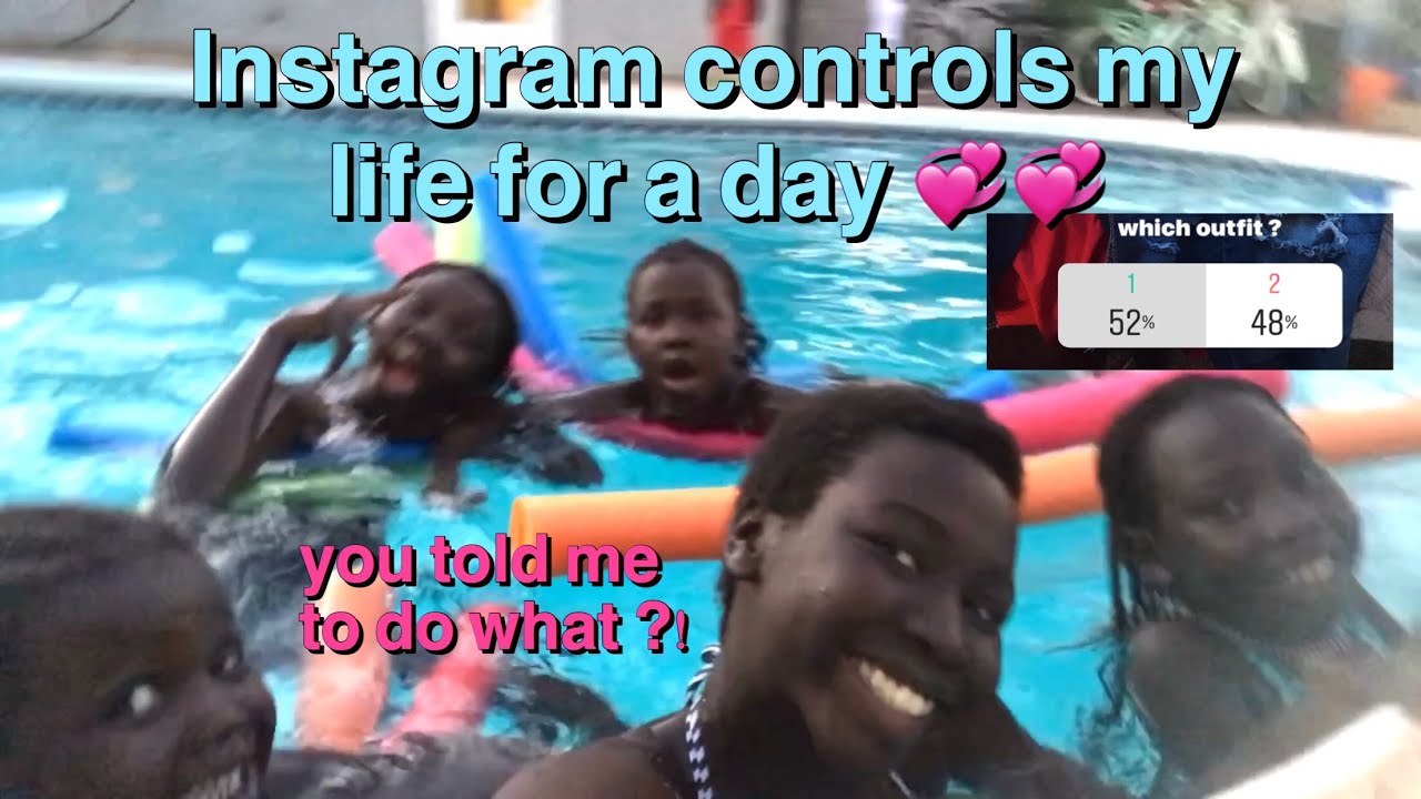 instagram controls my life for a day.. - YouTube