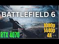 Battlefield 6 | RTX 4070 | FPS Benchmark | Low-Ultra | 1080p, 1440p, 4K