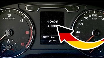 Audi RMC system clock adjustment (A1 Q3 A6 A7 time change)