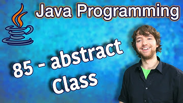 Java Programming Tutorial 85 - abstract Class