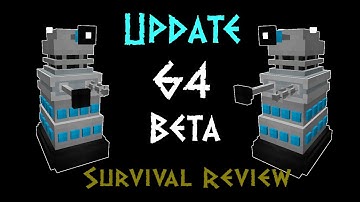 Dalek Invasions! | Dalek Mod Update 64 Beta Survival Review Part 1